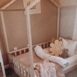 Wood Bed frame Only