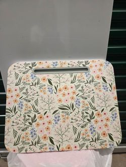 Floral  Lap Desk  With Handel