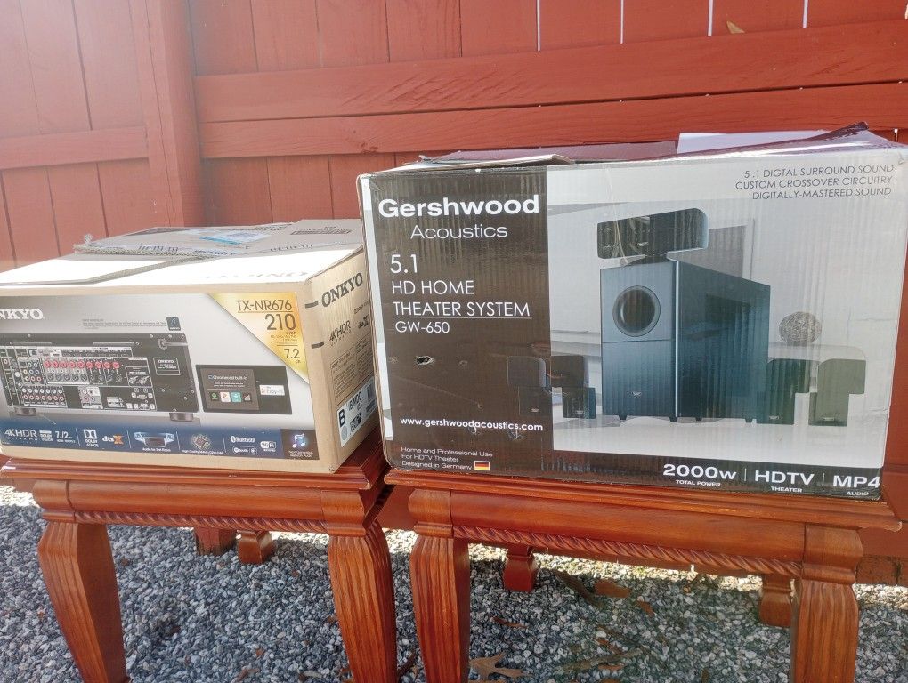Home Theater System And Receiver All For $100