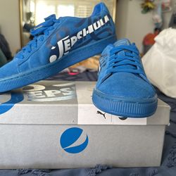 Brand New Blue Pepsi Puma Shoes 80$