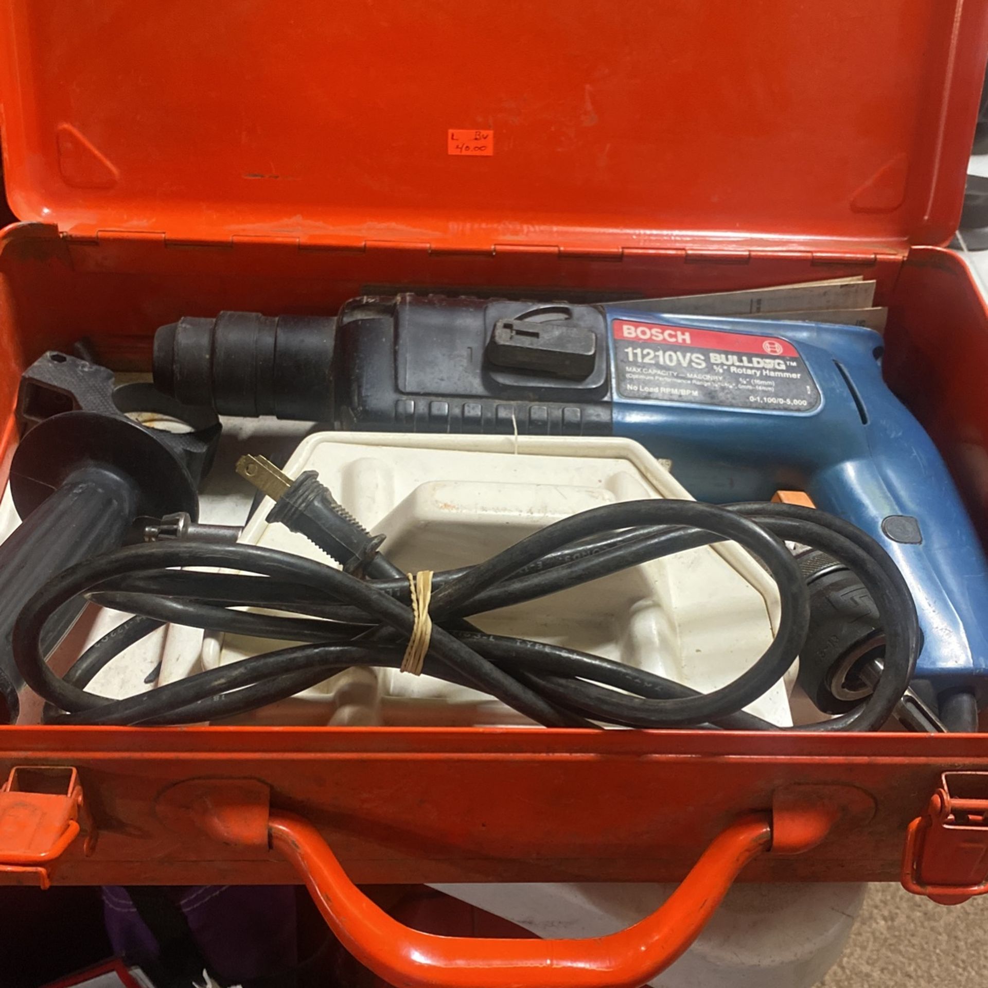 Bosch. hammer. Drill. With. Case