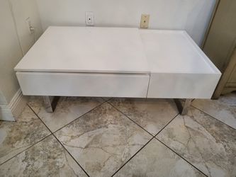White Living Table