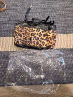 Brand new Leopard skin purse organizer insert