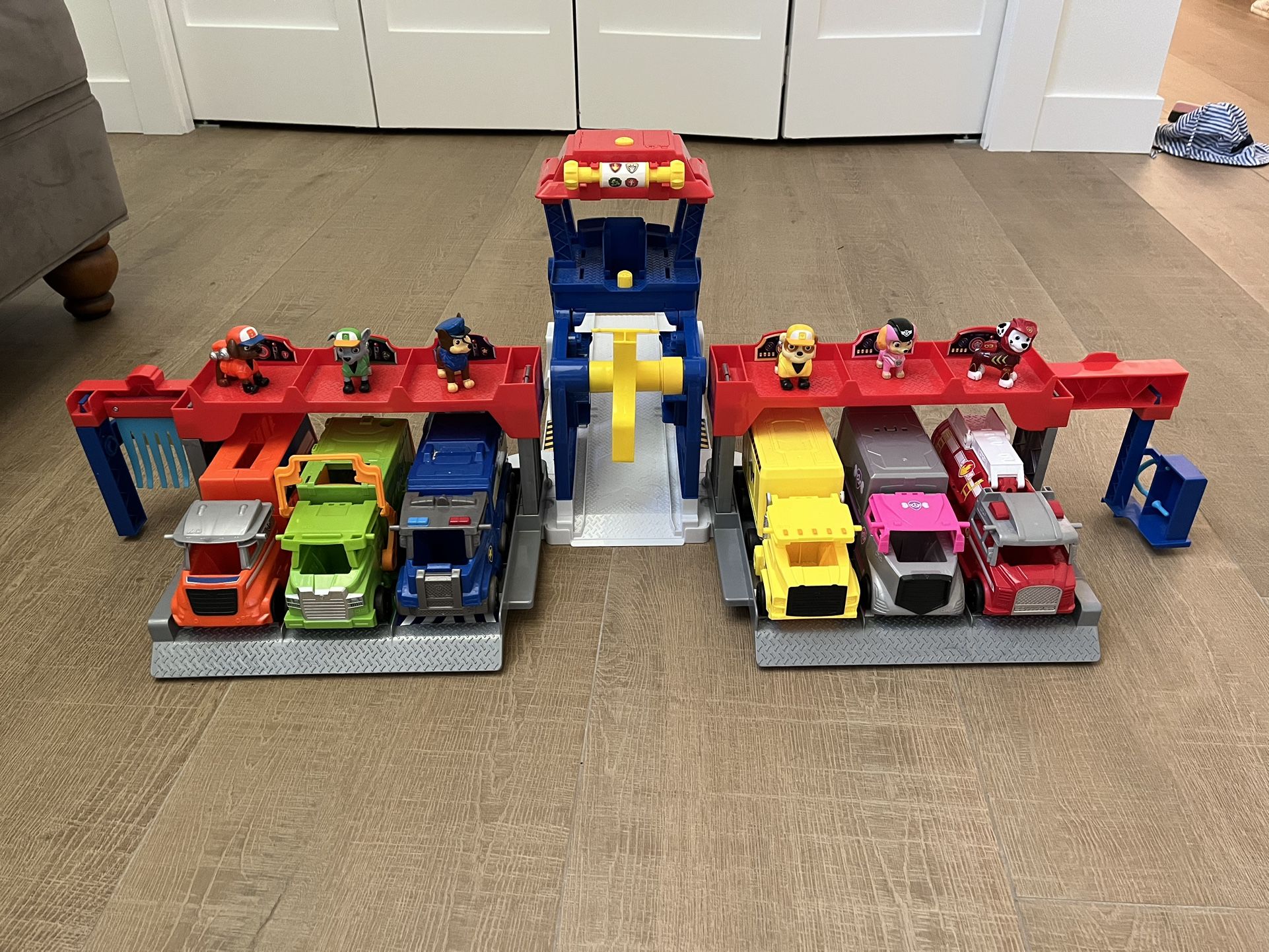 Paw Patrol Big Truck Pups With All 6 Trucks And Pups