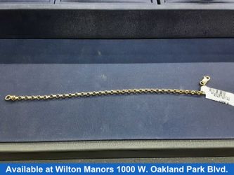 Cable Bracelet - Yellow Gold 14k (.585) 2.3 grams 7 inch
