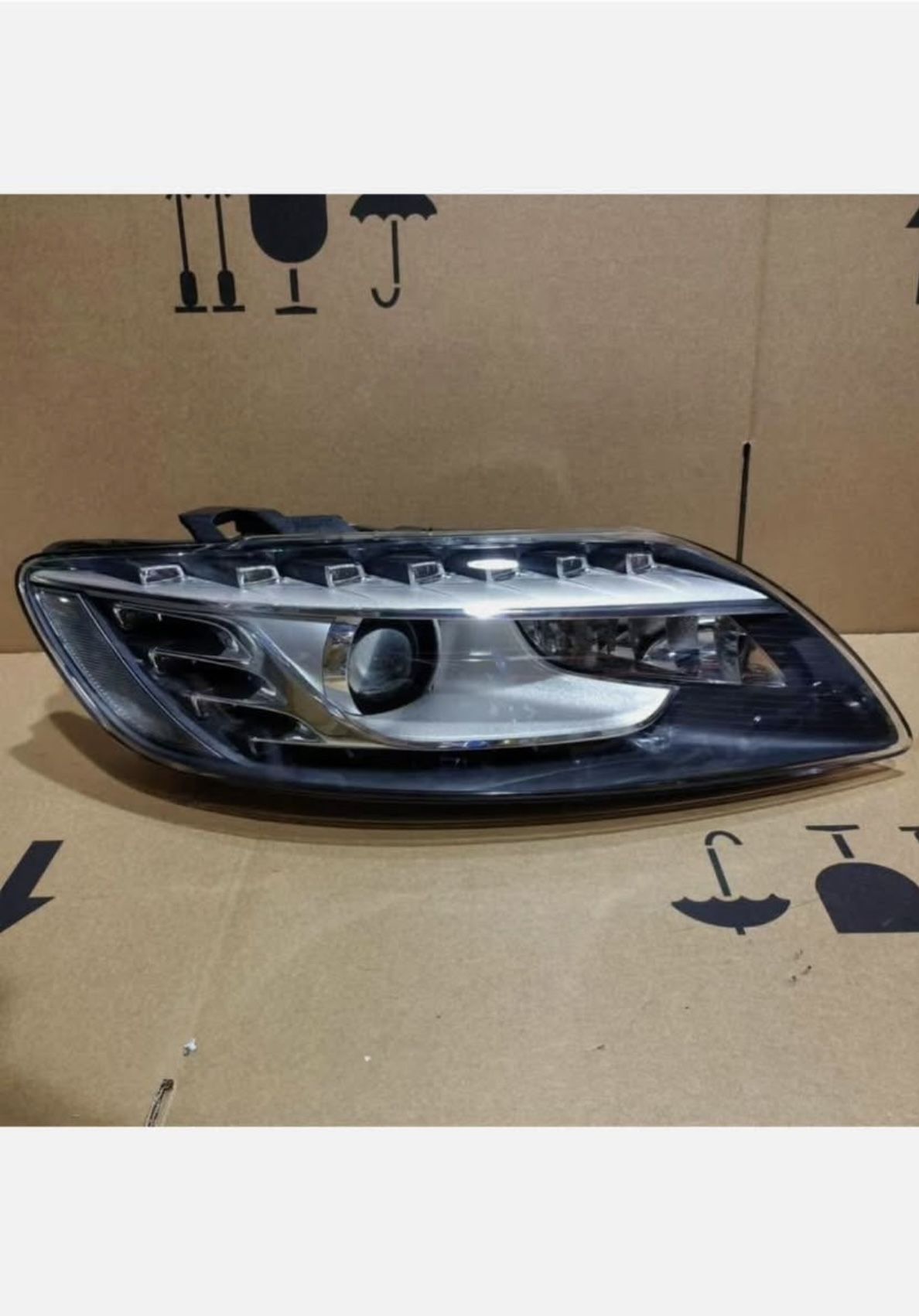 AUDI Q7 2010-2015 Left & Right Headlights Xenon HID w/AFS OEM 4L0941003 fits Q7