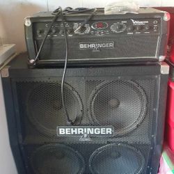 Behringer BG412S + V-ampire Amp Head Combo