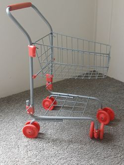 Child's Toy Shopping Cart