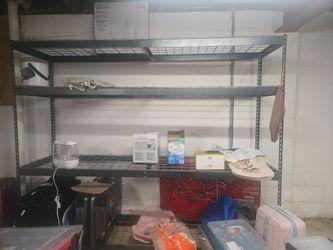 Metal shelf