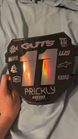 Ebike Odi plate with decal