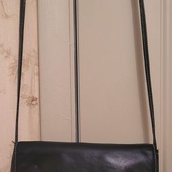 Ralph Lauren Black Leather Shoulder Bag 