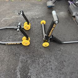 MOTO-D Pro-Series Sportbike Front Fork Stand And Rear Stand