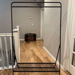 Black Metal Clothing Rack
