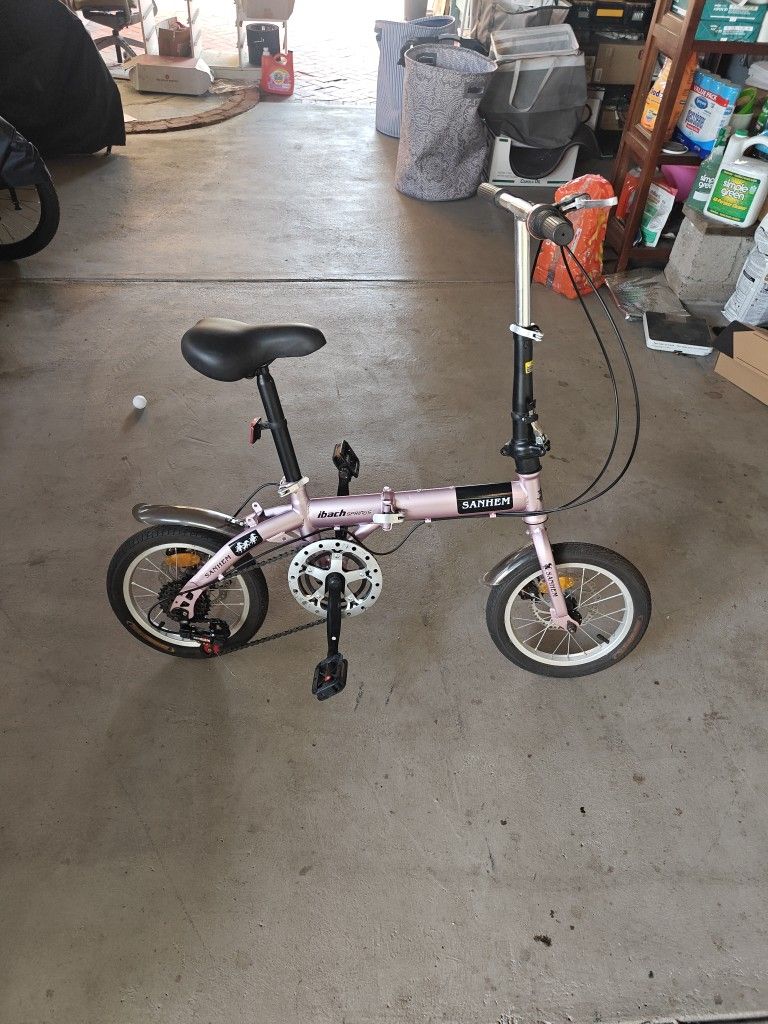 Folding Bike, 14" Wheels