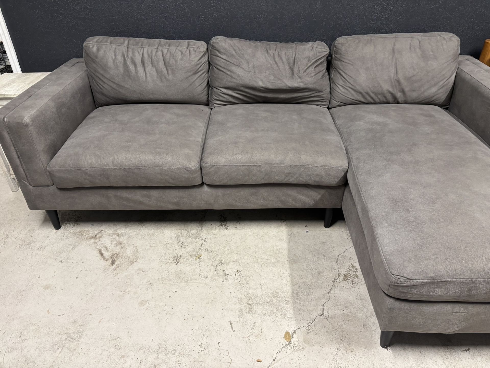 Grey L Shaped Couch