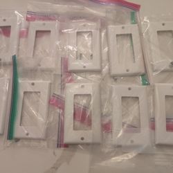 10 GFI Switch Plates, 4 Double Light Switch Plates, 1 Single Light Switch Plate - $1 Each / Take All For $10