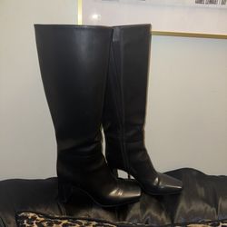 INC calf Height Leather Boots
