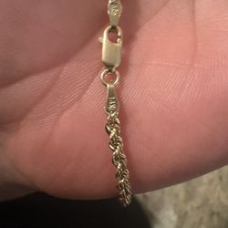 14k Solid Gold Rope Chain