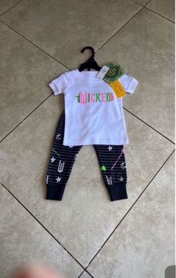 Wicked Toddler Girl’s 2 Piece Pajamas, Size 12-18 Months, 18-24 Months, 2t