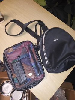 Womens small backpack book bags crossbody bags