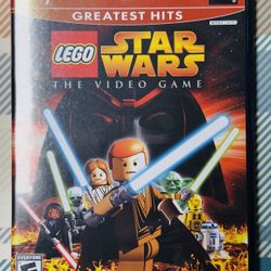 LEGO Star Wars: The Video Game PS2  (Sony PlayStation 2) - W/Manual Tested