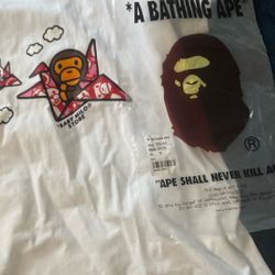 Bape White T