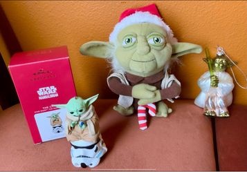 CHRISTMAS STAR WARS, YODA, 5 PIECES (33% OFF SALE)