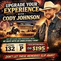 Cody Johnson price slashed