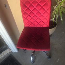 Swivel Red Padded Chair