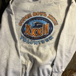 Pro Player Super Bowl XXXII 1998 Volunteer Sweatshirt XL