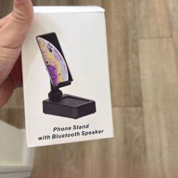 Phone Stand With Bluetooth Speaker