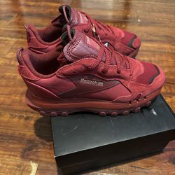 Cardi B Reebok Shoes Burgundy 