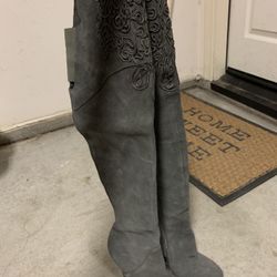 Thigh High Suede Boots
