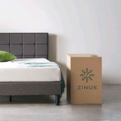 Zinus 8" Green Tea Infused Memory Foam Mattress - Full: Medium Firm, CertiPUR-US Certified, Pressure Relief, No Coils