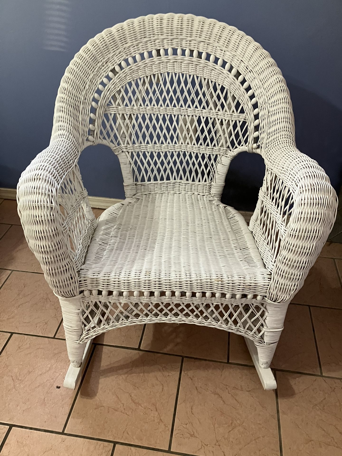 Pier One Wicker Rocking Chair
