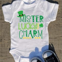 St Patrick's Day Baby Onesie