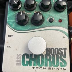 Tech 21 Boost Chorus Bass Pedal