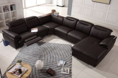 4 piece sectional brown sofa
