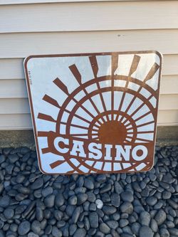 IDOT Casino Directional Road Sign