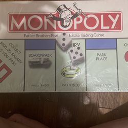 unopened monopoly game 