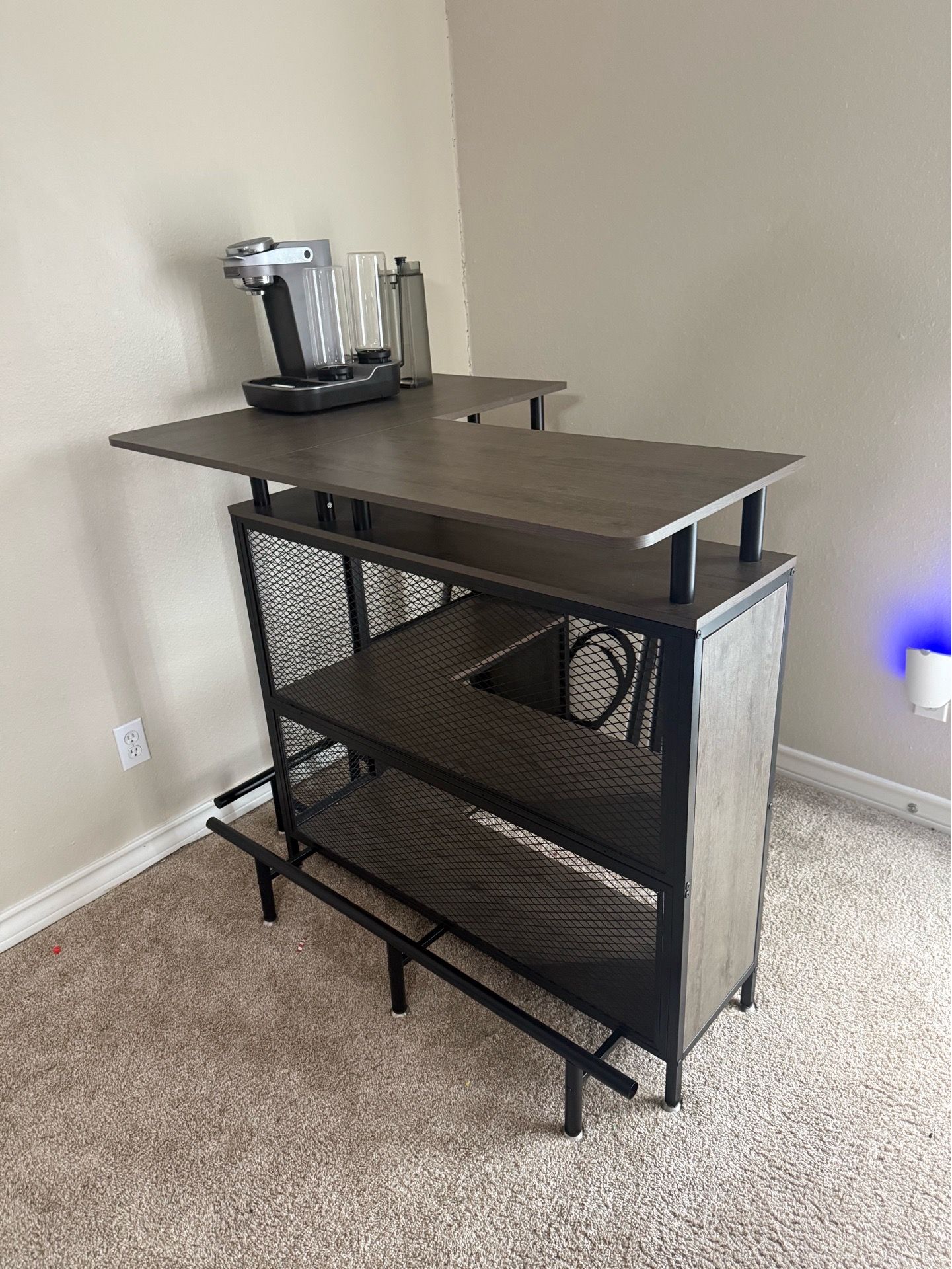 Fully built cocktail bar