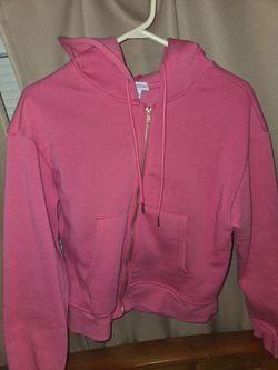 Pink zip up