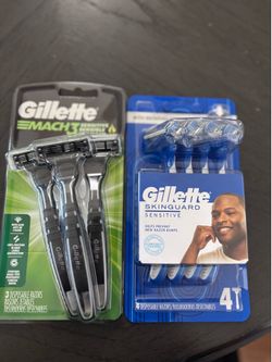 Gillette Mach3 Sensitive 3-pack and Skinguard Sensitive 4-pack Razors ( 5$$ EACH)