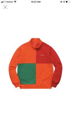 Supreme Color blocked sweat shirt