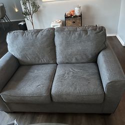 Grey Love Seat