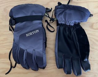 Burton Gloves Large Grey Snow