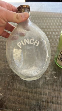 Pinch Scotch Whisky Empty Glass Bottle