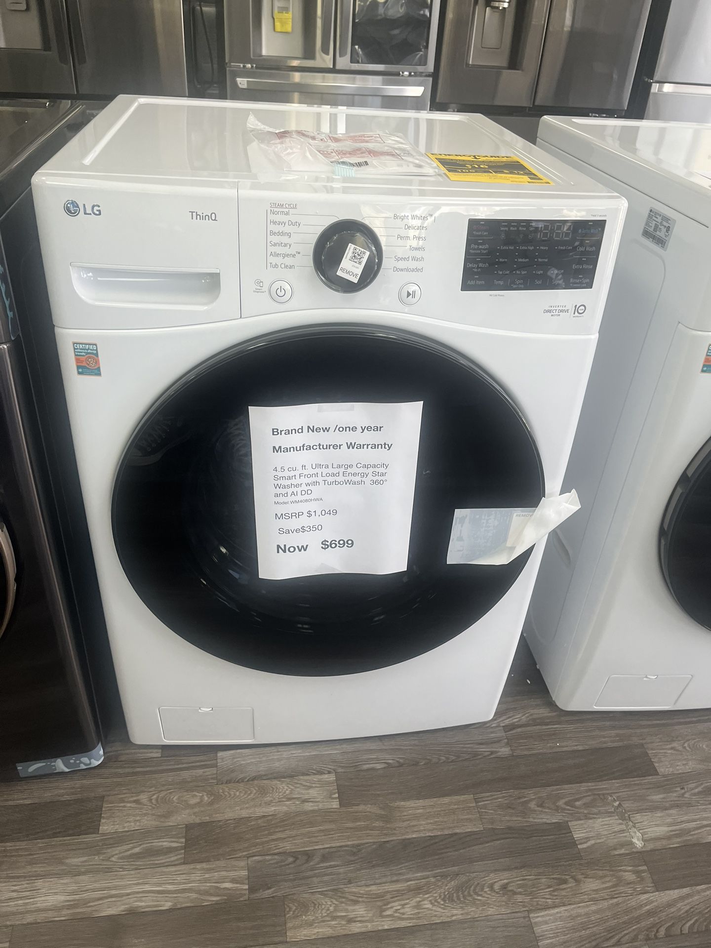 Happy Mother’s Day/ Brand New Front Load Washer Only $699