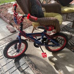 Young Child Spider-Man Bicycle