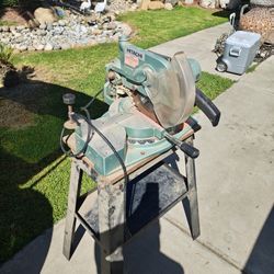 Hatachi 10inch compound saw mounted work stand...120 Price Drop 80 firm No Less 